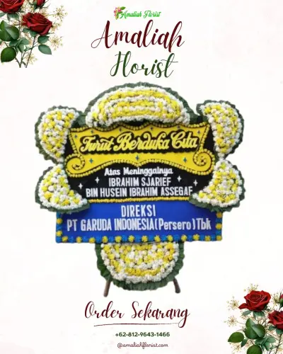 Papan Bunga Duka di Sawahan