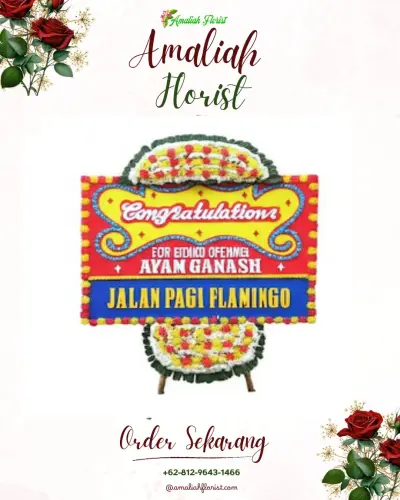 Bunga Papan Congratulation di Sawahan